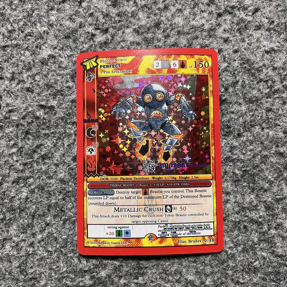 Metazoo HiroQuest Perfect Full Holo 9/38 Amazon Music NM Pack Fresh